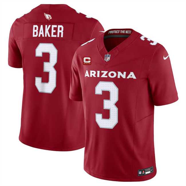 Men & Women & Youth Arizona Cardinals #3 Budda Baker Red 2024 F.U.S.E. With 4-Star C Patch Vapor Untouchable Limited Stitched Jersey->arizona cardinals->NFL Jersey